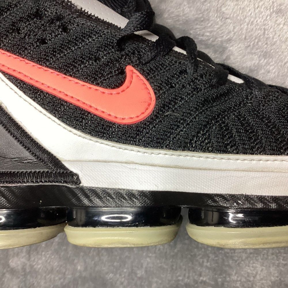 Nike Men's Black and Orange Athletic Shoes - Picture 7 of 16